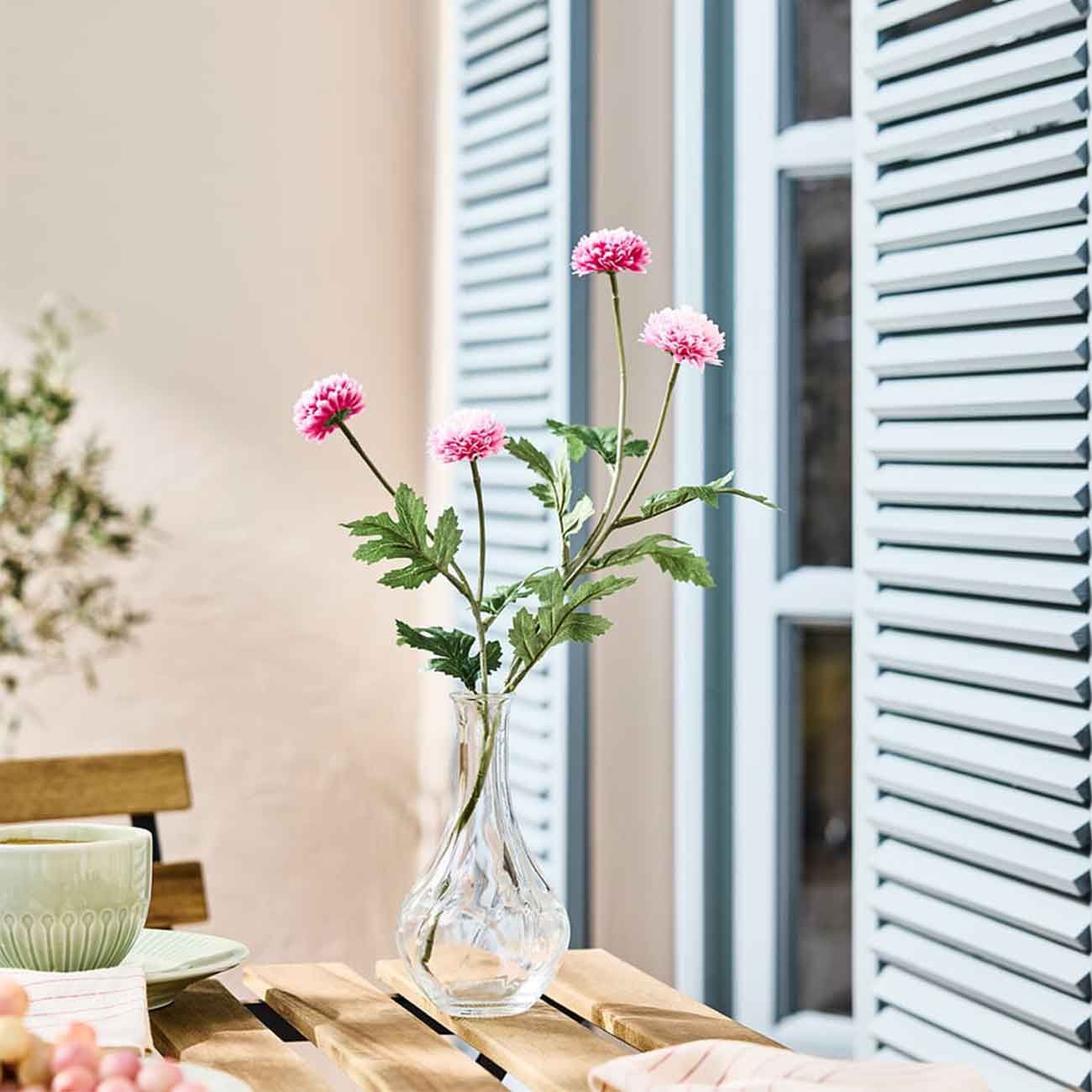 گل مصنوعی داوودی ایکیا مدل IKEA SMYCKA
